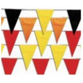 30' Safety Pennant String w/ 12 Triangular Pennants